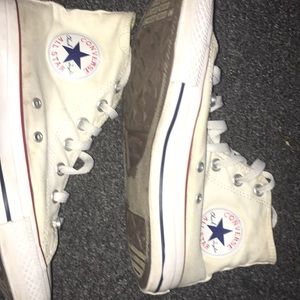 White High Top Converse
